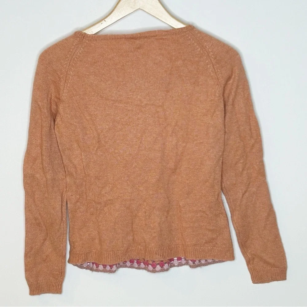 Sundance Crochet Granny Square Sweater Small - Picture 3 of 8